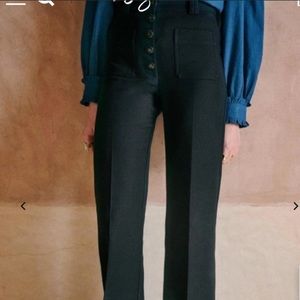 Sezane Chuck Trousers in BLACK